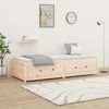 vidaXL Sof&aacute; cama de madera maciza de pino 75x190 cm