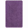 vidaXL Conjunto de alfombra de ba&ntilde;o antideslizante 2 pcs Morado PP