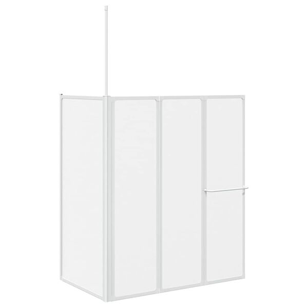 vidaXL Mampara de baño Esmerilado 120 x 70 x 137 cm