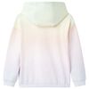 Sudadera infantil con capucha blanco estrellado 140