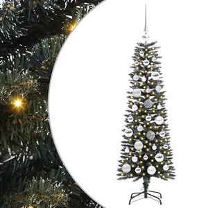 vidaXL &Aacute;rbol de Navidad artificial Verde 120 cm PVC, Pl&aacute;stico y Acero