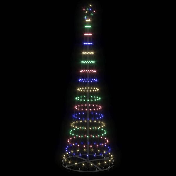 vidaXL &Aacute;rbol de Navidad LED con 355 LED Multicolor 184.5 cm Metal