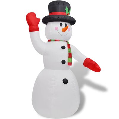 Muñeco de nieve inflable, 240 cm
