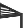 vidaXL Estructura de cama sin colch&oacute;n roble ahumado 183x213 cm
