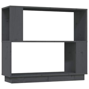 vidaXL Estanter&iacute;a/divisor de espacios madera de pino gris 80x25x70 cm