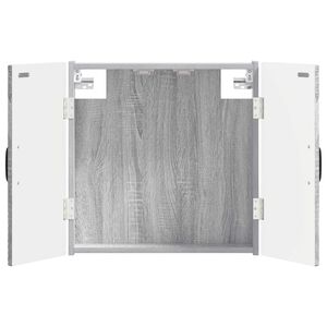 vidaXL Armario para dianas HOORN Sonoma gris 52,5 x 10,5 x 53,5 cm