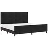 vidaXL Cama tipo Box Spring con cabecera Negro 200 x 200 cm Terciopelo