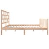vidaXL Estructura de cama madera maciza de pino 120x200 cm