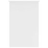 vidaXL Escritorio de madera contrachapada blanco 100x50x76 cm
