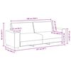 vidaXL Sof&aacute; 2 pcs Beige 221 x 77 x 82 cm Tejido mezcla de lino