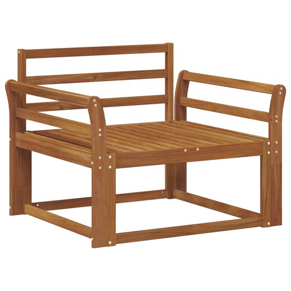 vidaXL Sof&aacute; intermedio de exterior Madera de Acacia S&oacute;lida Natural