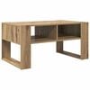 vidaXL Mesa de Caf&eacute; Roble artisan 92 x 53 x 45 cm Madera de ingenier&iacute;a
