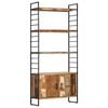 vidaXL Estanter&iacute;a de 4 niveles madera maciza reciclada 80x30x180 cm