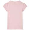 Camiseta infantil rosa claro 92