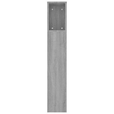 vidaXL Mueble cabecero color gris Sonoma 220x18,5x104,5 cm
