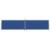 vidaXL Toldo lateral retr&aacute;ctil azul 220x1000 cm