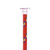 vidaXL Cuerda de barco polipropileno rojo 4 mm 100 m