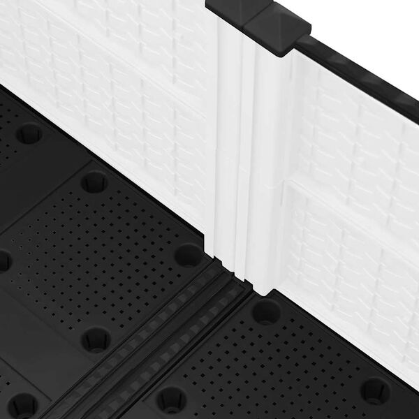 vidaXL Arriate polipropileno 80x80x38 cm