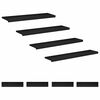 vidaXL Alfombras para escalones 8 uds. 110 x 30 x 2 cm Negro