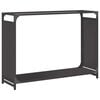 vidaXL Le&ntilde;ero negro 90x28x65 cm Acero laminado en fr&iacute;o