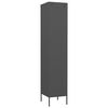 vidaXL Armario de taquilla de acero gris antracita 35x46x180 cm