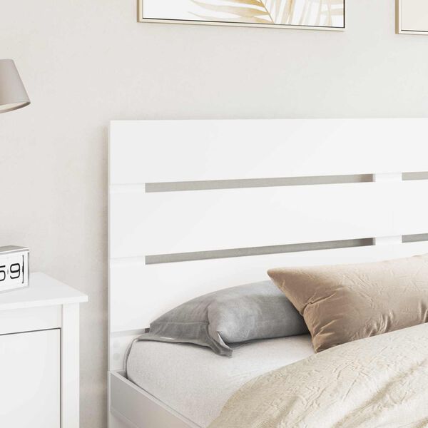 vidaXL Cabecero 200 cm Madera de ingenier&iacute;a