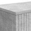 vidaXL Mesa Consola Rayado Gris Concreto 155 x 29 x 74 cm