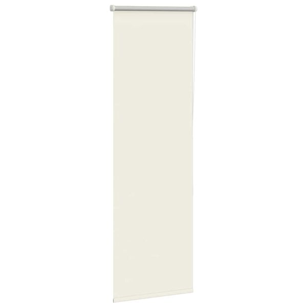 vidaXL Estor Enrollable Opaco Blanco Roto 40x150cm Tela Ancho 35,7cm