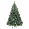 vidaXL Árbol de Navidad artificial con 300 LED Verde 210 cm PE y PVC