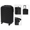 ProWorld Maleta con dise&ntilde;o de rombo negra 28 L