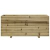 vidaXL Jardinera madera de pino impregnada 110x40x49,5 cm