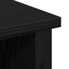 vidaXL Conjunto de mueble de TV Roble Negro 100 x 35 x 45 cm