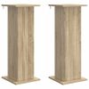 vidaXL Soporte de plantas 2 uds. Roble Sonoma 30,5 x 30 x 80,5 cm