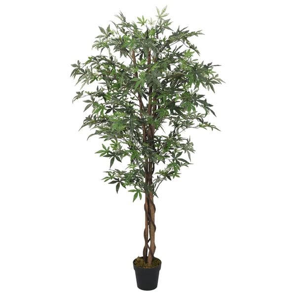 vidaXL Arce artificial con 336 hojas verde 120 cm