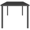 vidaXL Juego de comedor de jard&iacute;n 7 piezas acero