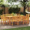 vidaXL Silla de Jardín 8 pcs 56 x 56 x 90 cm Madera de Acacia Sólida