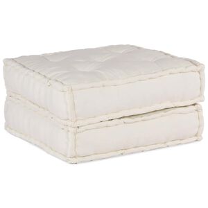 vidaXL Sof&aacute; modular de tela color crema 70x70x36