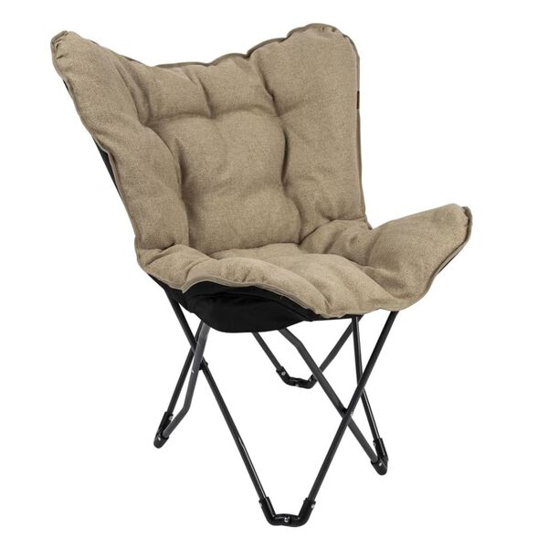 Bo-Camp Silla de mariposa Grainger beige