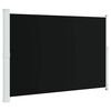 vidaXL Toldo lateral retr&aacute;ctil para patio negro 200x314 cm