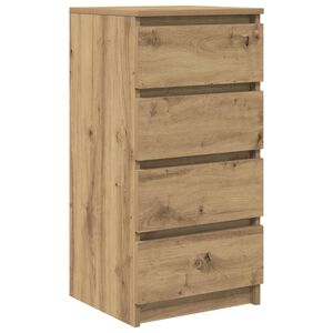 vidaXL Aparador Artisan Roble 37,5x35x76 cm Madera de ingenier&iacute;a