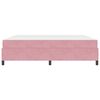 vidaXL Estructura de cama con colch&oacute;n Rosa 200 x 200 cm tela