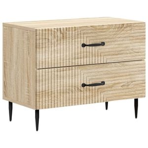 vidaXL Armario de Noche con caj&oacute;n Roble Sonoma 62 x 34,5 x 47,5 cm