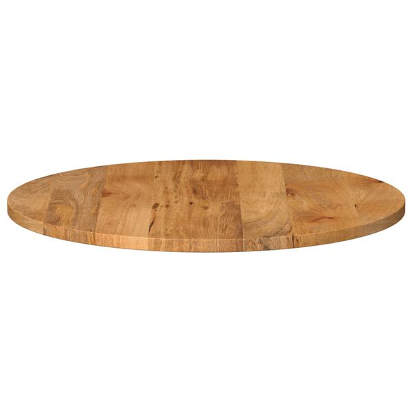 vidaXL Tablero de mesa redondo madera maciza de mango &Oslash; 90x3,8 cm