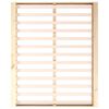vidaXL Estructura de cama de madera maciza 150x200 cm