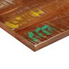 vidaXL Tablero de mesa cuadrado maderamaciza reciclada 60x60x2,5 cm