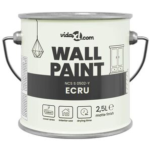 vidaXL Pintura de pared Marr&oacute;n 2,5 L Impresi&oacute;n en pared