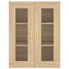 vidaXL Armario de pared roble Sonoma 69,5x34x90 cm