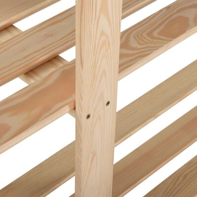 vidaXL Estantería de 5 niveles madera pino maciza 170x28,5x170 cm