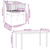 vidaXL Juego de comedor de jard&iacute;n 7 pzas rat&aacute;n PE marr&oacute;n