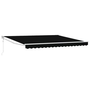 vidaXL Toldo Negro 400 x 300 cm Poli&eacute;ster y metal